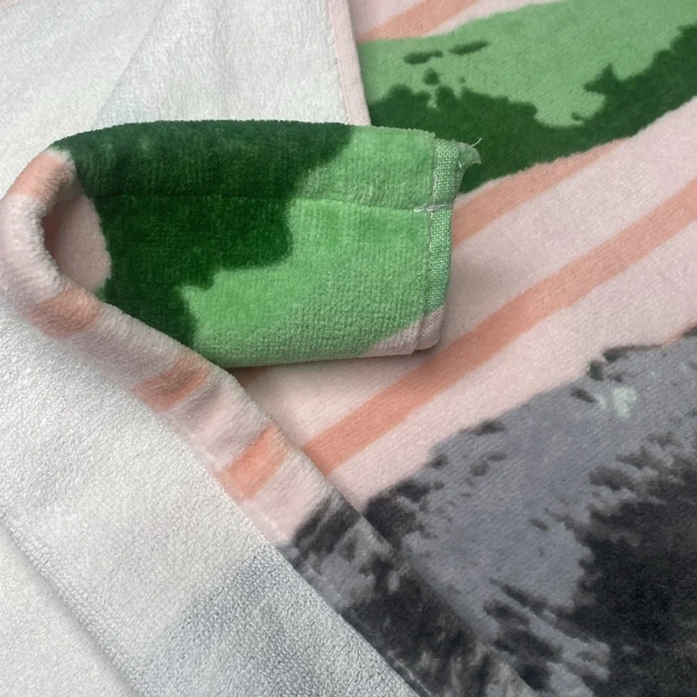 Beach towel with Dog print